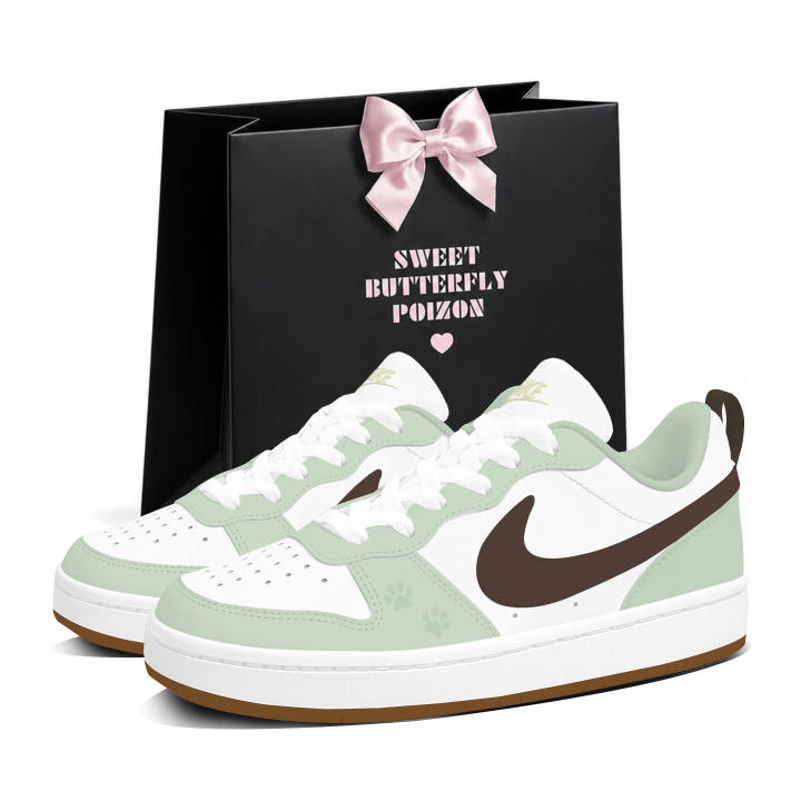 Nike Nike Court Borough Skateboard Shoes Women's Low Top Green