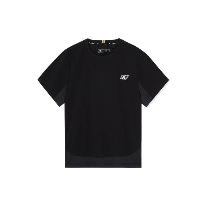 New Balance New Balance NBRC T Shirts Men's Black Crew Neck Moderate
