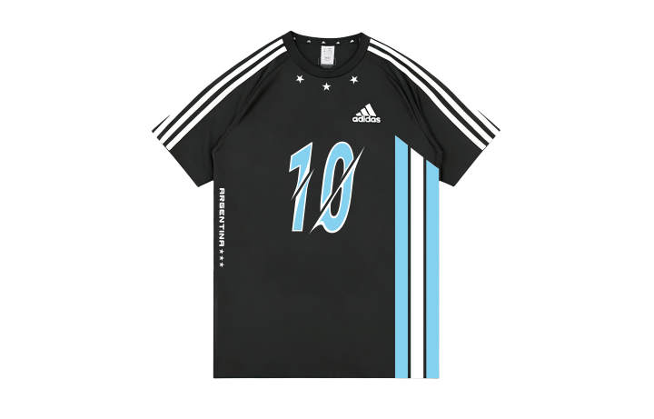 Adidas Adidas Football T Shirts Unisex Black Crew Neck Moderate