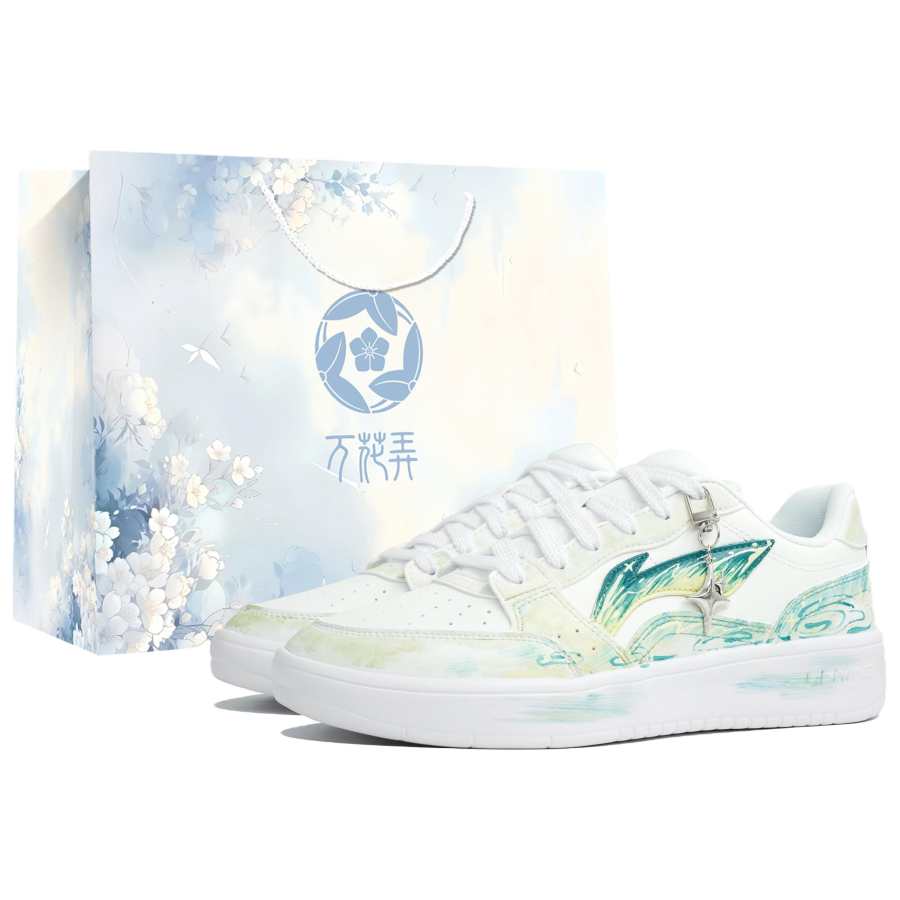 Li-Ning Li Ning Sycee Skateboard Shoes Men's Low Top Turquoise/White
