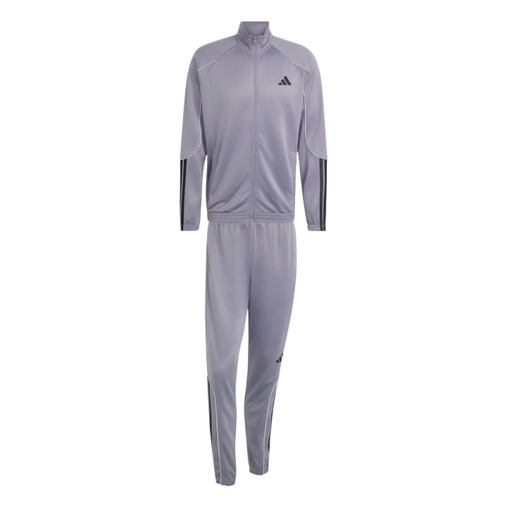 Adidas Adidas Casual Sportswear Men's Gray/Black Stand Collar Moderate