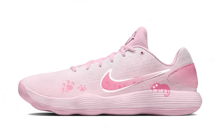 Nike Nike Hyperdunk 2017 Basketball Shoes Men's Low Top Pink/White