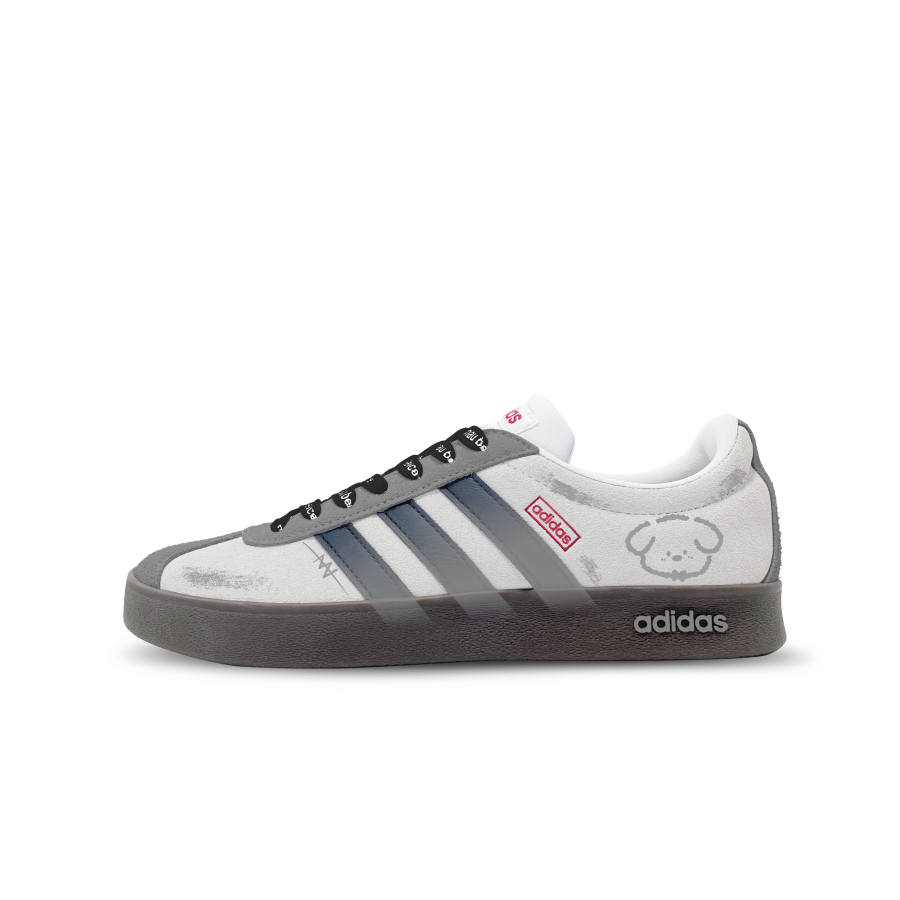 Adidas Adidas VL COURT 2.0 German Army Trainers Unisex Low Top Gray/Black