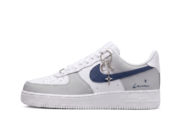 Nike Nike Air Force 1 Skateboard Shoes Unisex Low Top White Gray