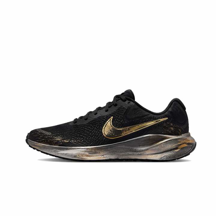 Nike Nike REVOLUTION 7 Running Shoes Unisex Low Top Black/White/Gold