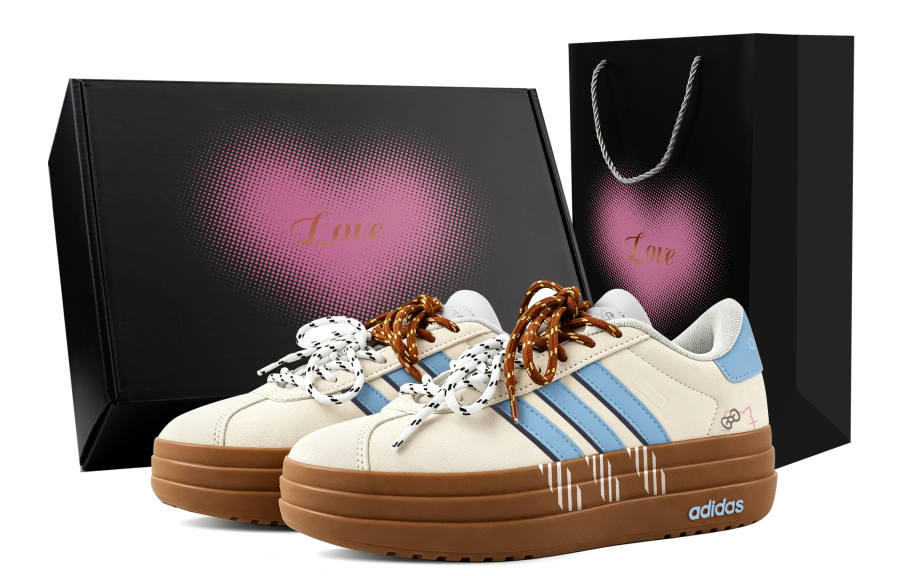 Adidas Adidas VL Court Bold German Army Trainers Women's Low Top Blue/Pink