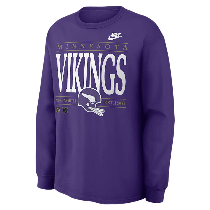 Nike Nike T Shirts Men's Purple Crew Neck Moderate