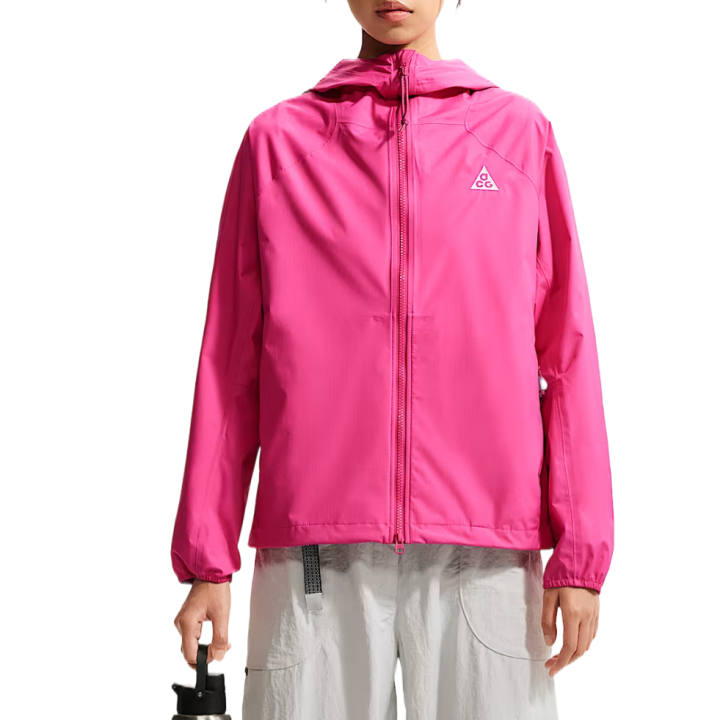 Nike Nike Jackets Women's Desert Pink/Desert Pink/Desert Pink/Peak White Hooded Non Detachable Moderate