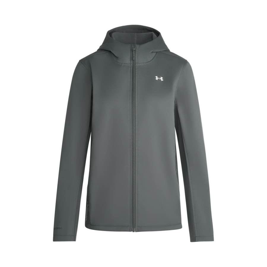 Under Armour Jackets Women's Castle Rock Gray 025 Hooded Non Detachable Moderate
