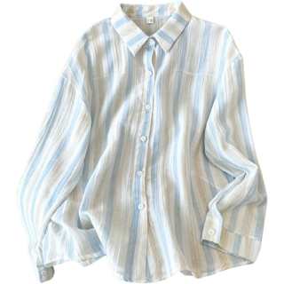 CHARM GLOW Shirts Women's Lapel Moderate A Line