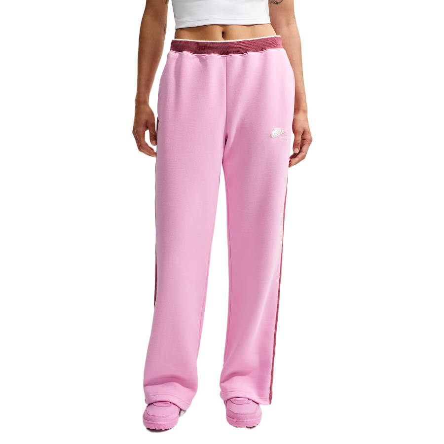 Nike Nike Knitted Sweatpants Women's Pink Rising/Pink Mist/Sail Moderate Straight Fit Pants