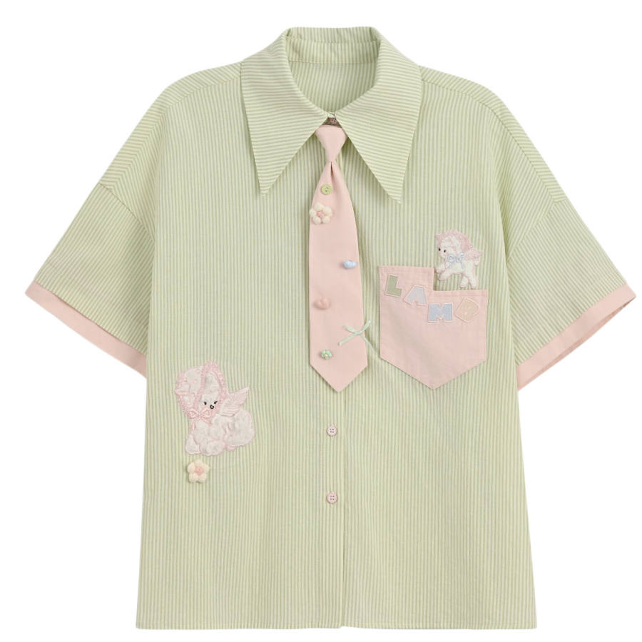 SNBL Shirts Women's Green Polo Collar Moderate Other