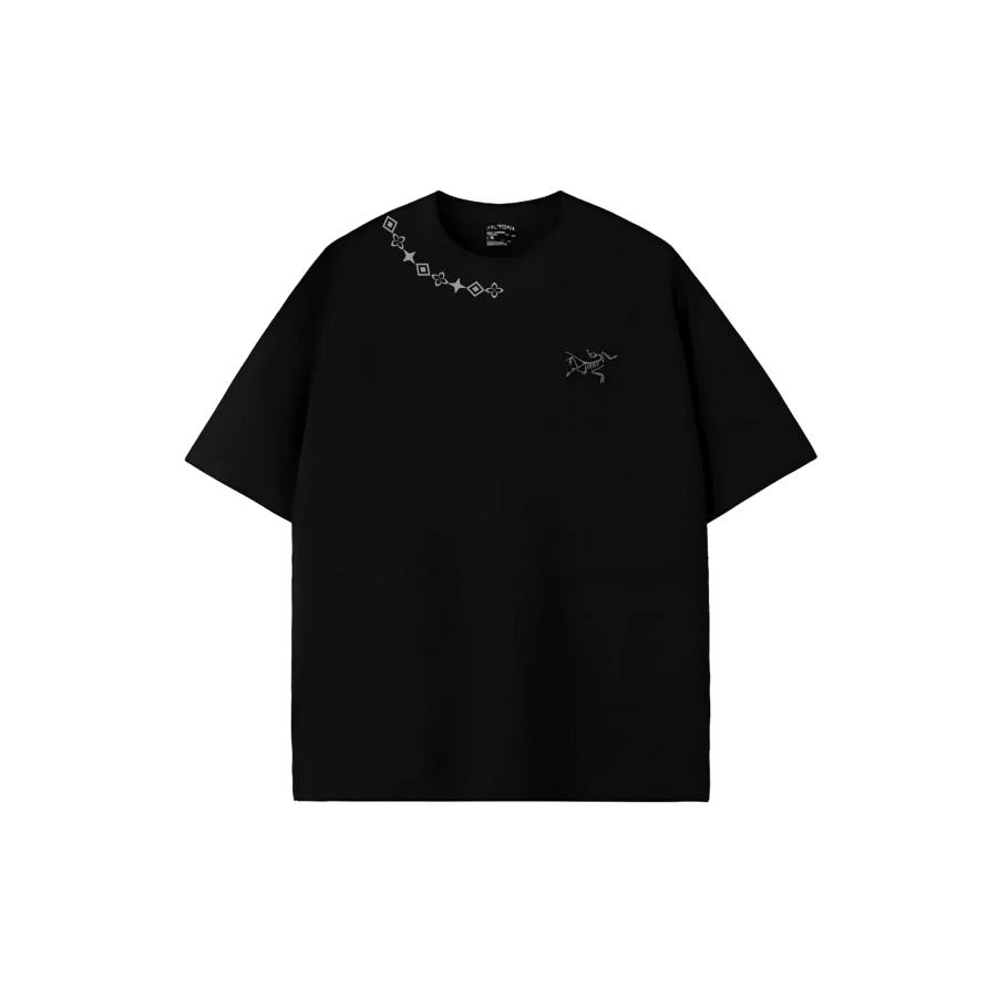 Arcteryx KRAGG T Shirts Unisex Black/Black Crew Neck Moderate