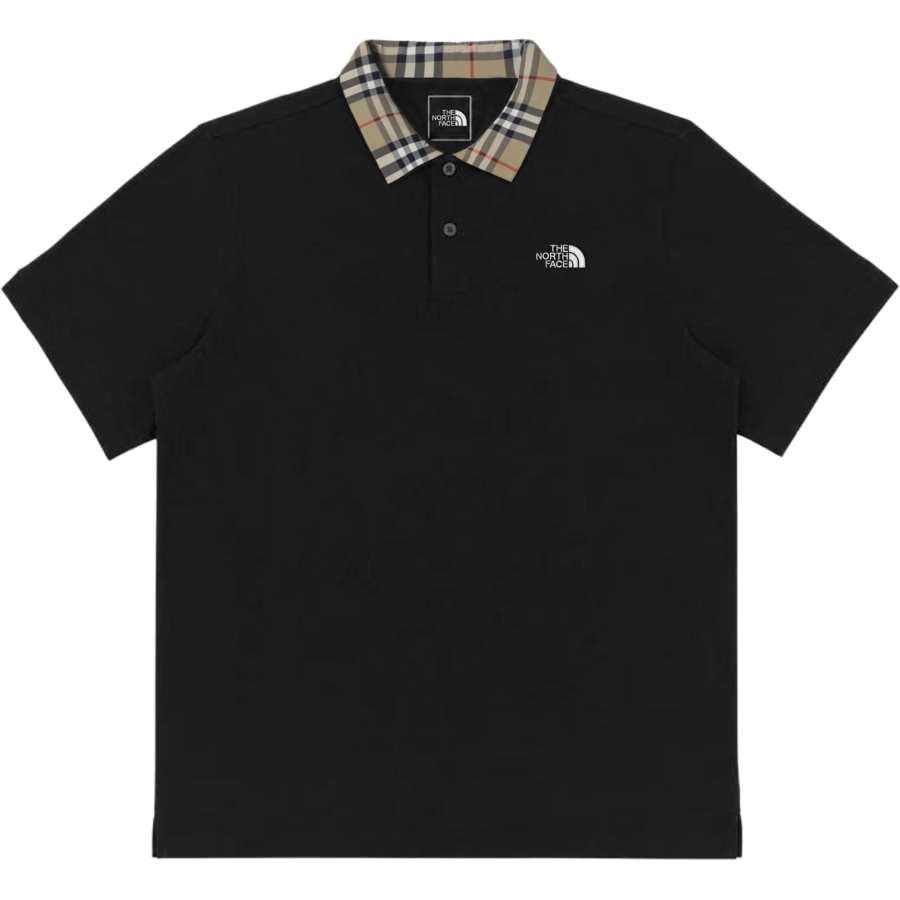 THE NORTH FACE Urban Exploration Polo Shirts Men's Black Lapel Moderate