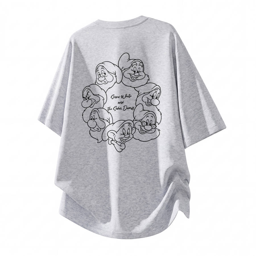 Disney T Shirts Unisex Crew Neck Moderate Straight Fit