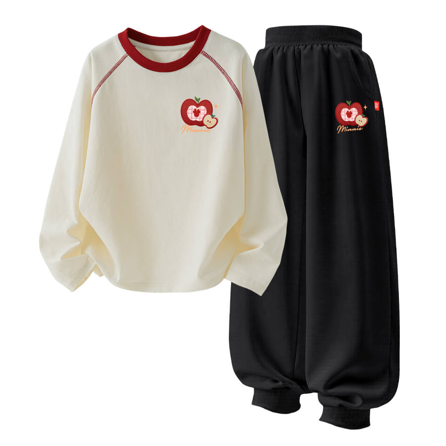 Disney Kids Casual Sportswear Crew Neck Thin Stretch Breathable