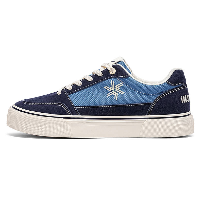 WARRIOR WARRIOR Skateboard Shoes Men's Low Top Blue