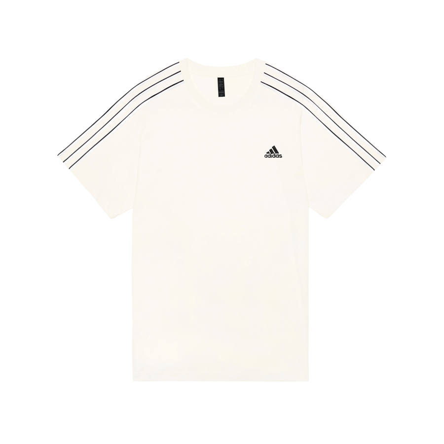 Adidas Adidas MUST HAVES T Shirts Unisex Ecru Crew Neck Moderate Straight Fit