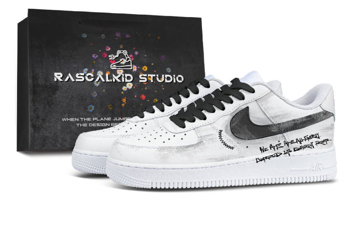 Nike Nike Air Force 1 Skateboard Shoes Unisex Low Top Gray