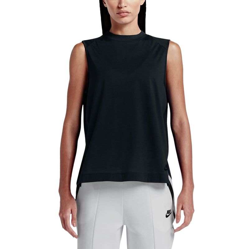Nike Nike Sleeveless Sports Shirts Women's 010 Crew Neck