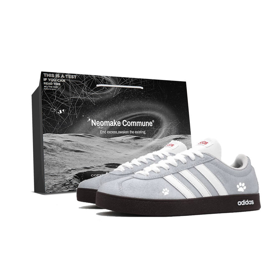 Adidas Adidas VL COURT 2.0 German Army Trainers Unisex Low Top Gray/Black
