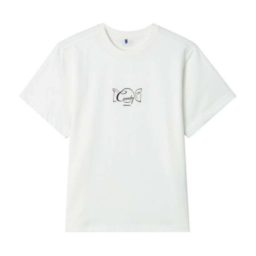 ADER ERROR ADER ERROR T Shirts Women's White Crew Neck Thin Straight Fit