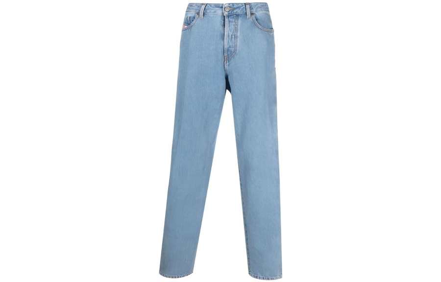 DIESEL Jeans Men's Blue Moderate Straight Fit Pants