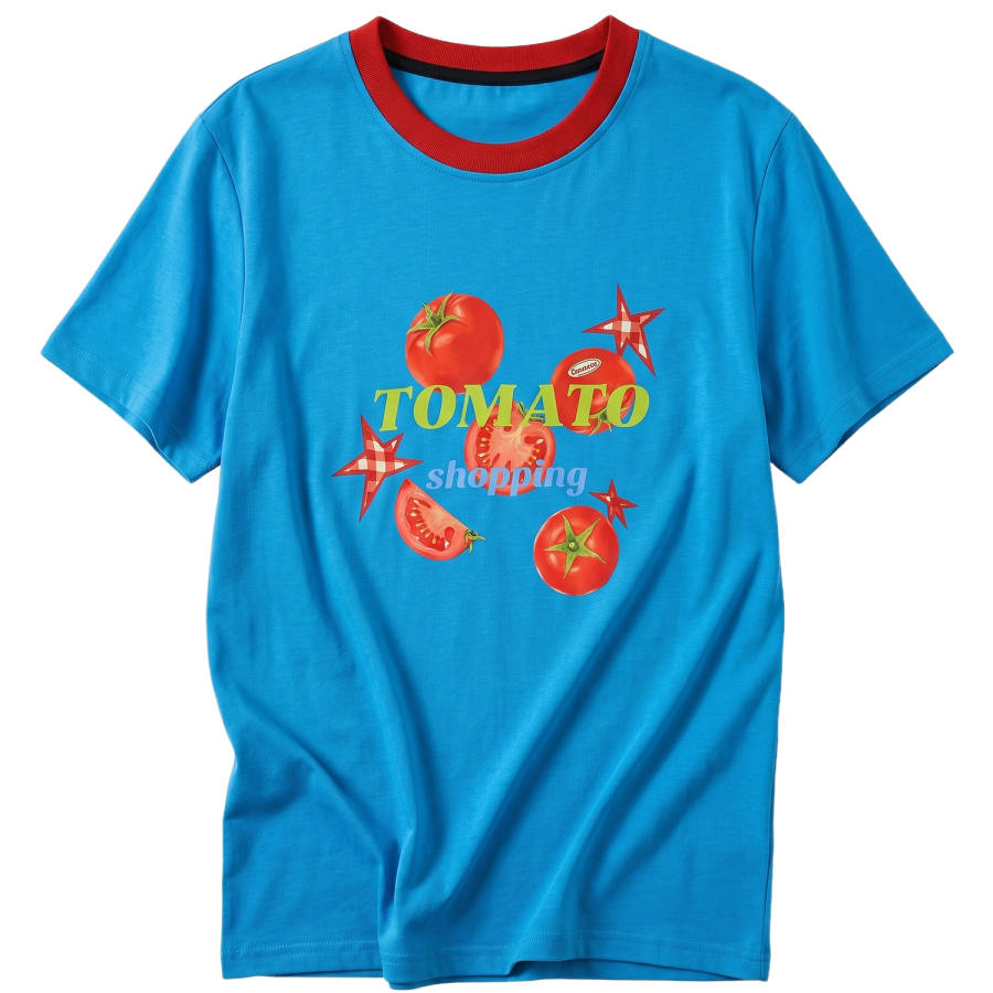 SNBL T Shirts Women's Blue Crew Neck Moderate