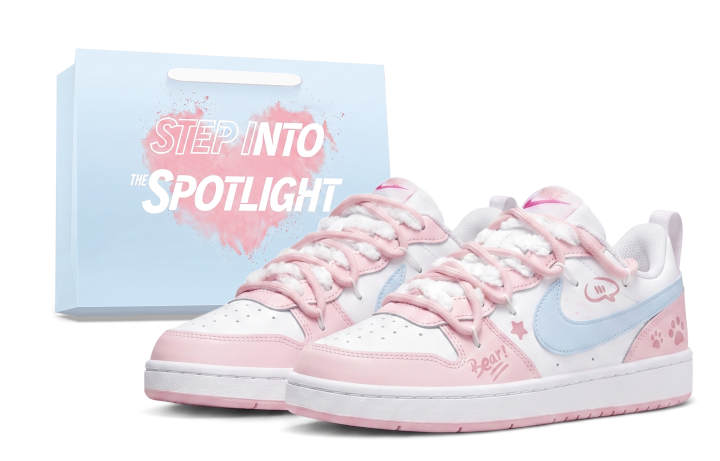 Nike Nike Court Borough Skateboard Shoes Women's Low Top Blue