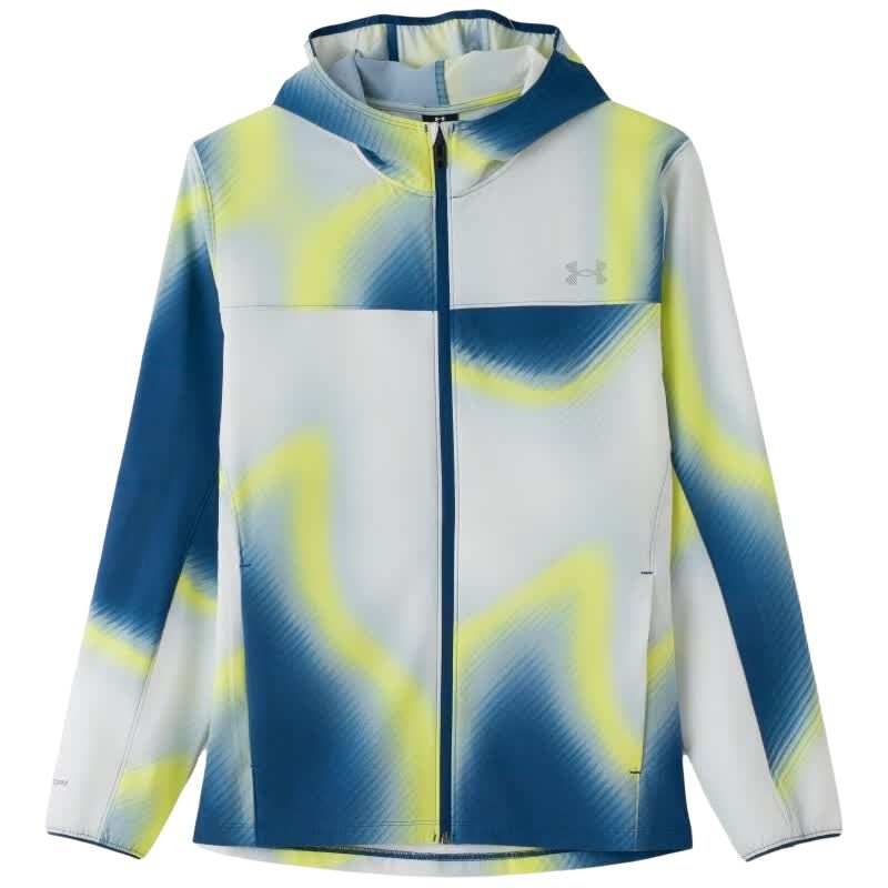 Under Armour Jackets Men's 997 Blue Hooded Non Detachable Moderate