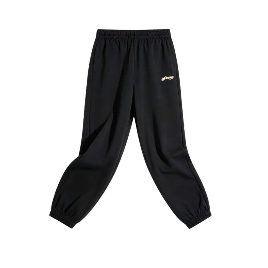 Li-Ning Li Ning Casual Pants Men's Black Moderate Cuffed Pants