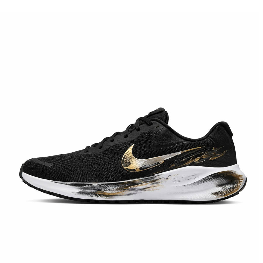 Nike Nike REVOLUTION 7 Running Shoes Unisex Low Top Black/White/Gold