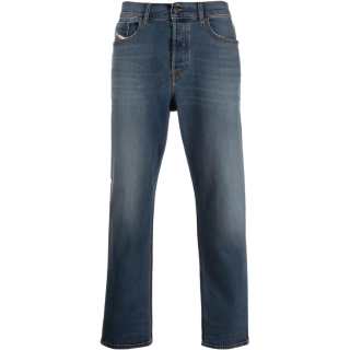 DIESEL Jeans Men's Blue Moderate Straight Fit Pants