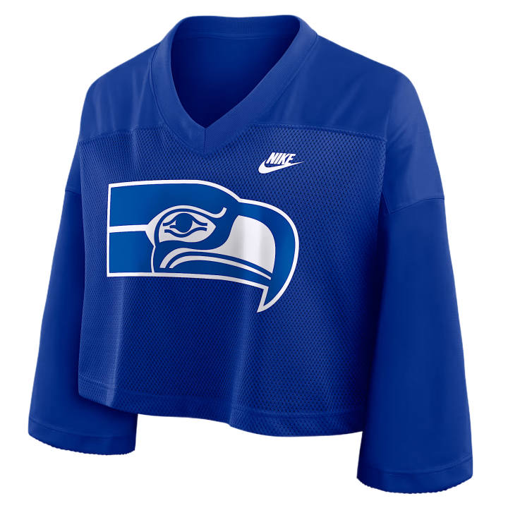 Nike Nike Rugby Jerseys Women's Royal V Neck Moderate