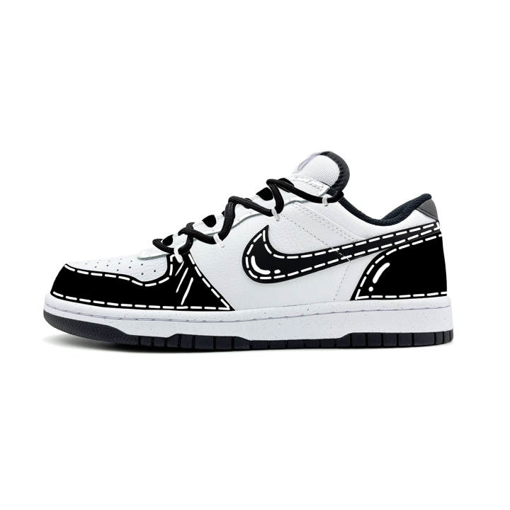 Nike Nike Big Skateboard Shoes Men's Low Top Black