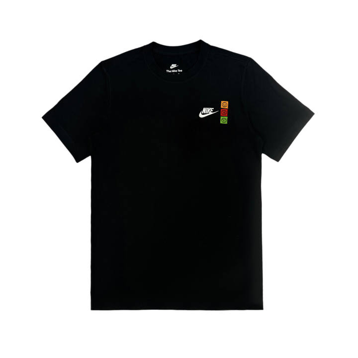 Nike Nike Local Star Local Celebrity Mood Traffic Lights Embroidery T Shirt Unisex Black