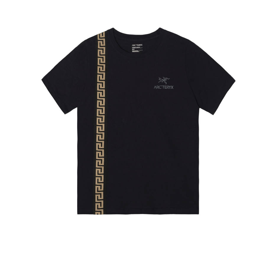 Arcteryx KRAGG T Shirts Unisex Black/Black Crew Neck Thin