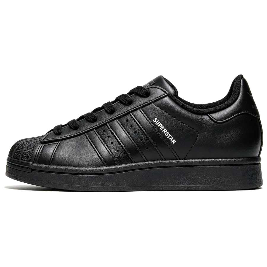 Adidas Originals Superstar 2 Black Tide Avant Garde Slip Resistant Abrasion Resistant Low top Skateboard Shoes Unisex