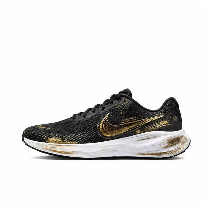 Nike Nike REVOLUTION 7 Running Shoes Unisex Low Top Black/White/Gold