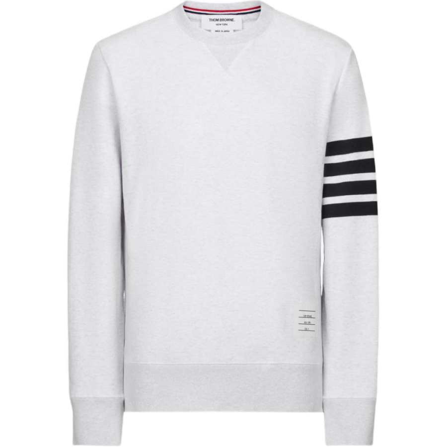 THOM BROWNE THOM BROWNE Sweatshirts Men's White Crew Neck Moderate