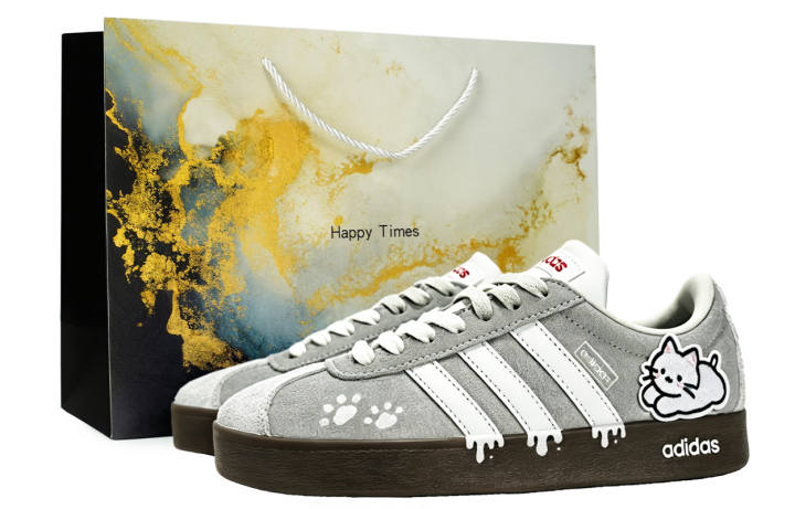 Adidas Adidas Vl Court Classic German Army Trainers Unisex Low Top White