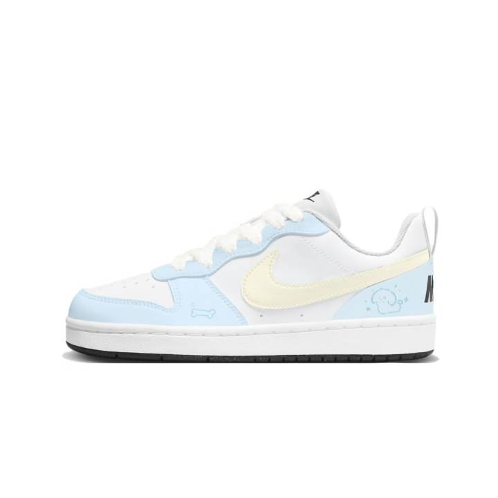 Nike Nike Court Borough Skateboard Shoes Unisex Low Top Blue