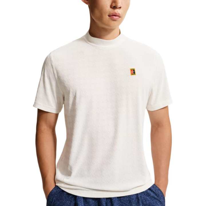 Nike Nike Club T Shirts Men's Milk White Half Turtleneck