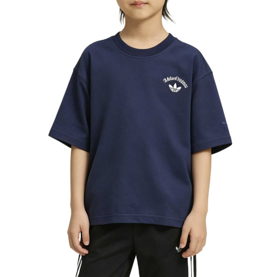 Adidas Originals Kids T Shirts Crew Neck Moderate