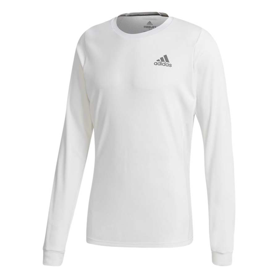 Adidas Adidas Free Shipping With AdiClub Men's FreeLift Long Sleeve Tennis Shirt HEAT.RDY
