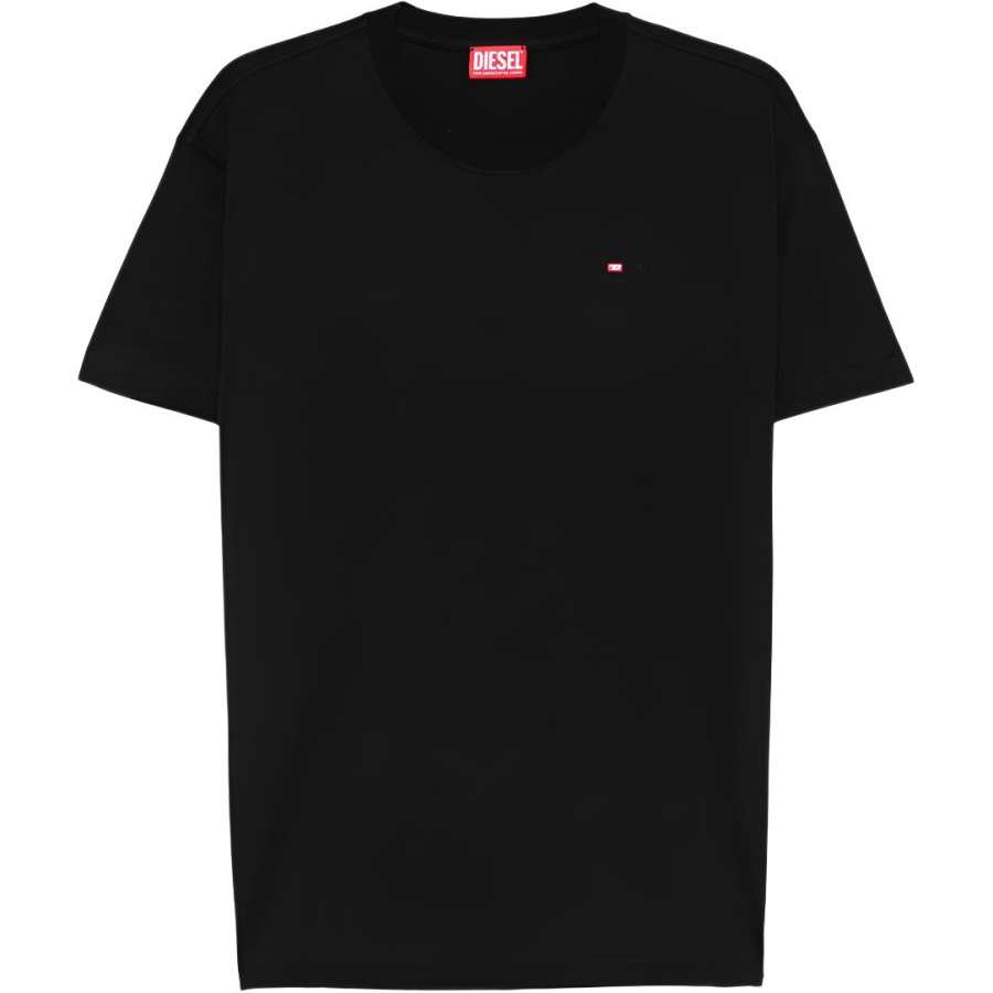 DIESEL Diesel logo-embroidered T-shirt
