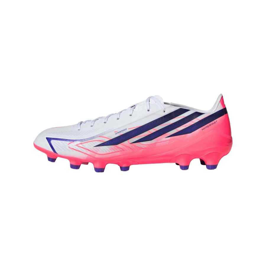 Adidas Adidas F50 Soccer Shoes Unisex Low Top Cloud White/Sun Purple/Sun Turbo