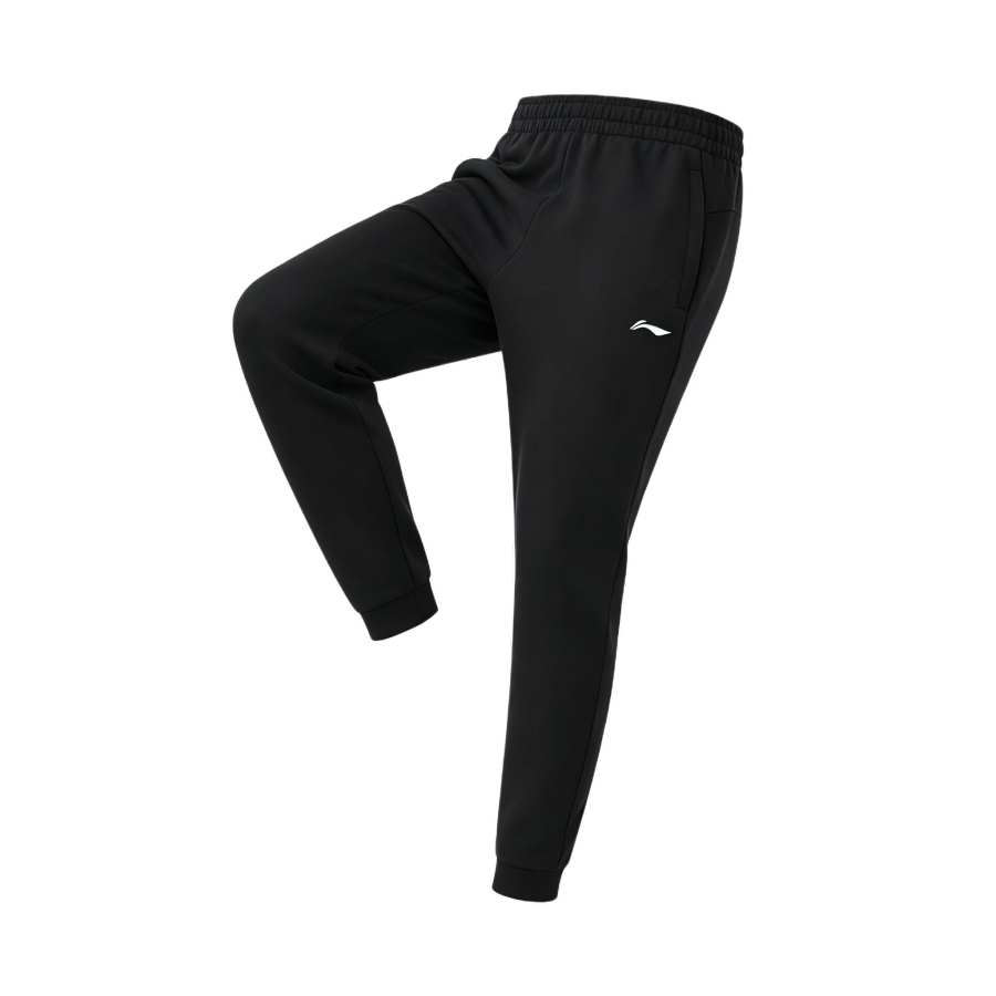 Li-Ning Li Ning Casual Pants Men's Black Moderate Cuffed Pants