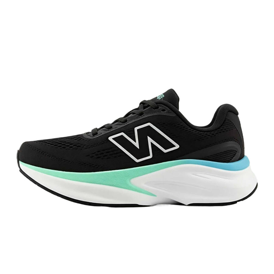 New Balance New Balance Fresh Foam Kaiha Road Running Shoes Women's Low Top Black Concrete Gray & Silver Metal Paint & Bright Mint Green