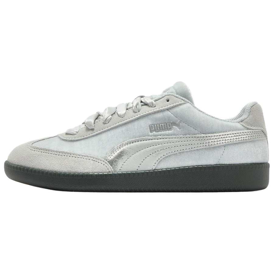 PUMA 9 T German Army Trainers Women's Light Silver Gray